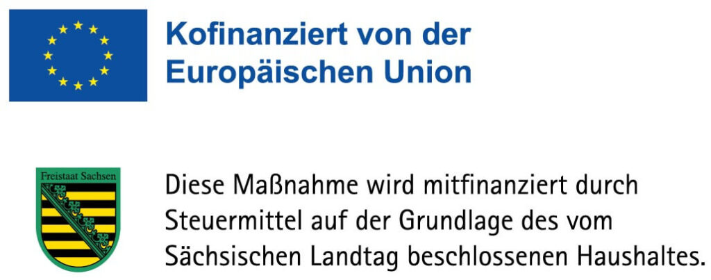 EU Logo Sachsen